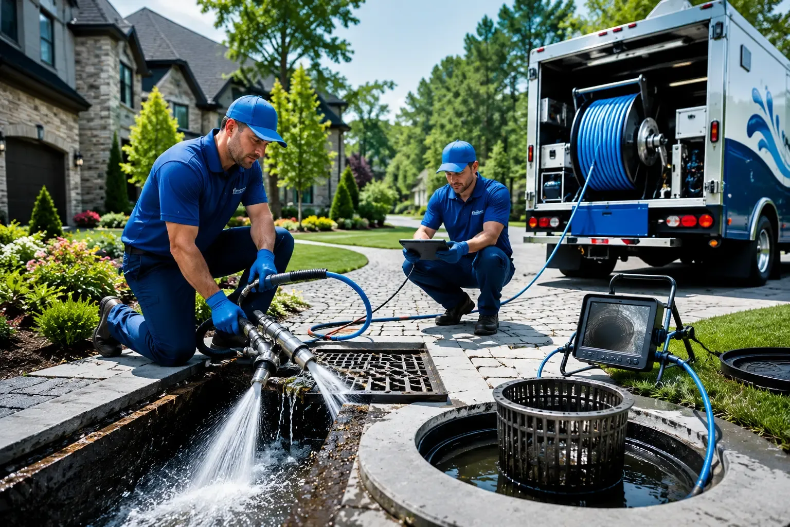 Local outdoor drain cleaning professionals in Lopeno, TX