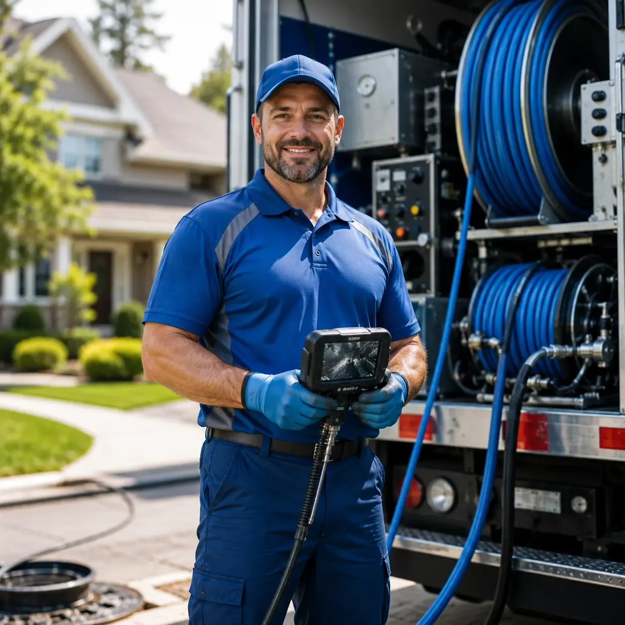 Local outdoor drain cleaning specialists in Lopeno, TX